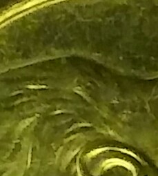 U.-S.-1996-D-Quarter-With-Blue-Crown-On-Eagle.