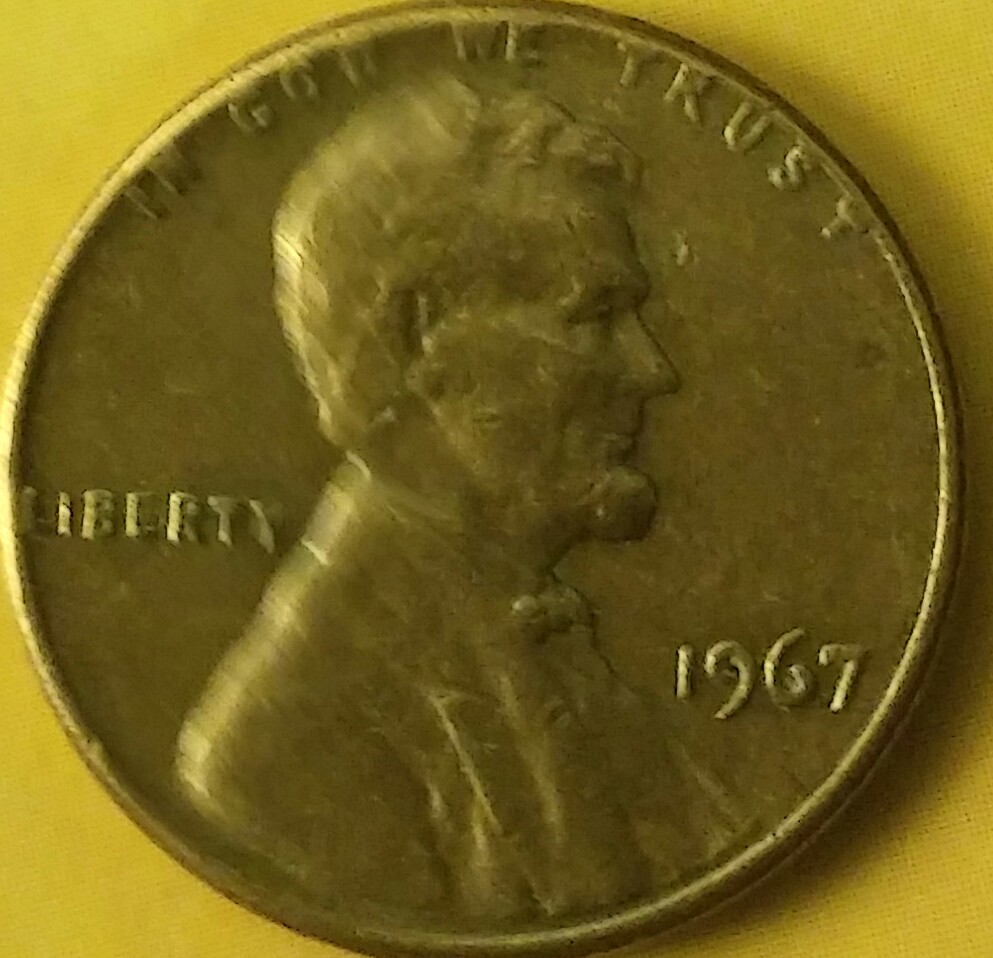 US-1967-Lincoln-Cent.-No-MM.-Read-It-Is-A-Difficult-Coin-To-Find?