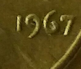 US-1967-Lincoln-Cent.-No-MM.-Read-It-Is-A-Difficult-Coin-To-Find?