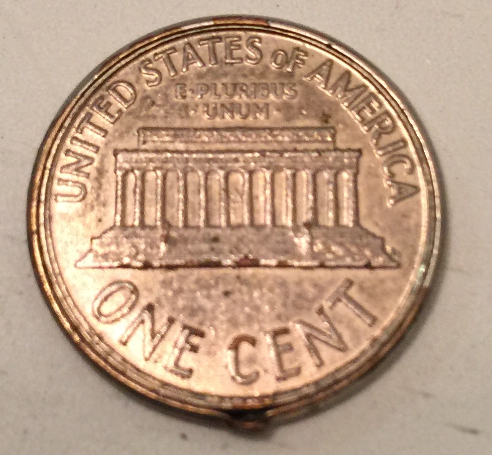 Is-This-Rare?--Gold-Color,-Strange-Planchet-Lincoln-Penny-From-1960