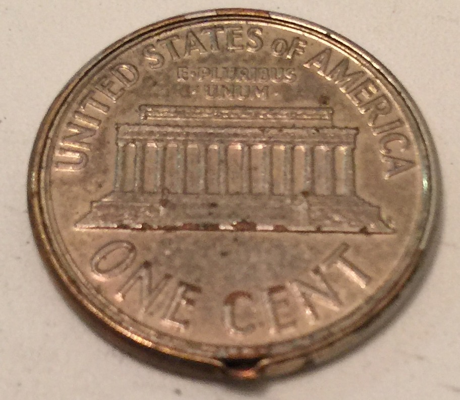 Is-This-Rare?--Gold-Color,-Strange-Planchet-Lincoln-Penny-From-1960