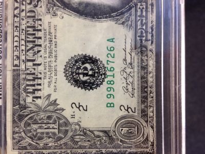 #1-Serial-Number-Dollar-Bill-And-Triple-Stamped-Dollar