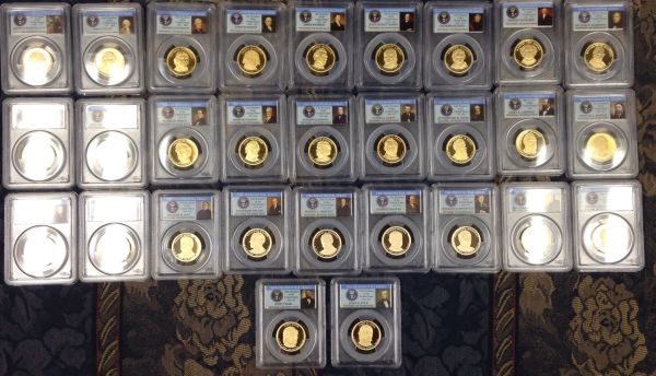Graded-Presidential-Dollar-Proof-Set