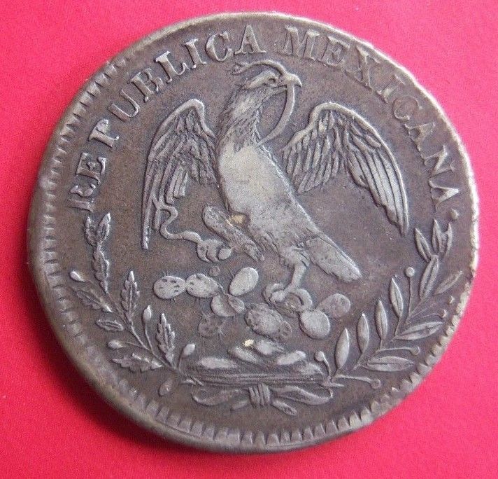 Strange-Mexico-Republic-8R-Z-Om-1842-Mintmark-Error-Zacatecas