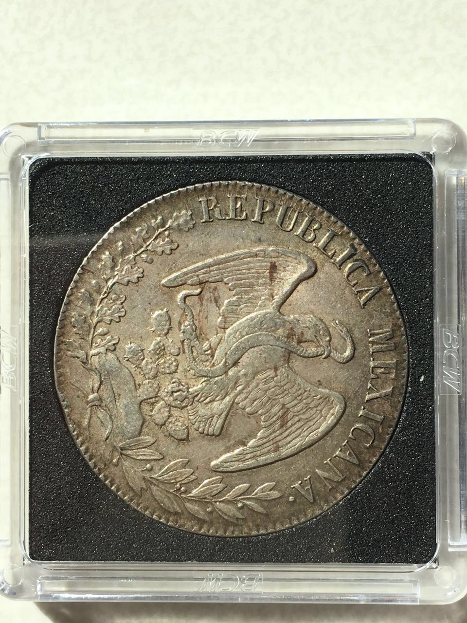 Strange-Mexico-Republic-8R-Z-Om-1842-Mintmark-Error-Zacatecas