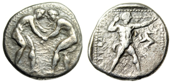 Stater-From-Pamphylia,-Aspendos.