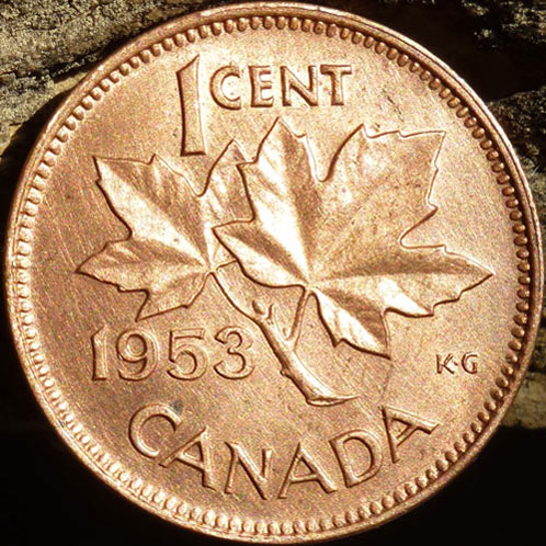 1953-&-57-One-Cent.-Misaligned-Die-And-Rough-Numbers