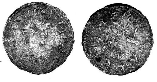 Portrait-Denarius-From-Metalvm,-Louis-The-Pious