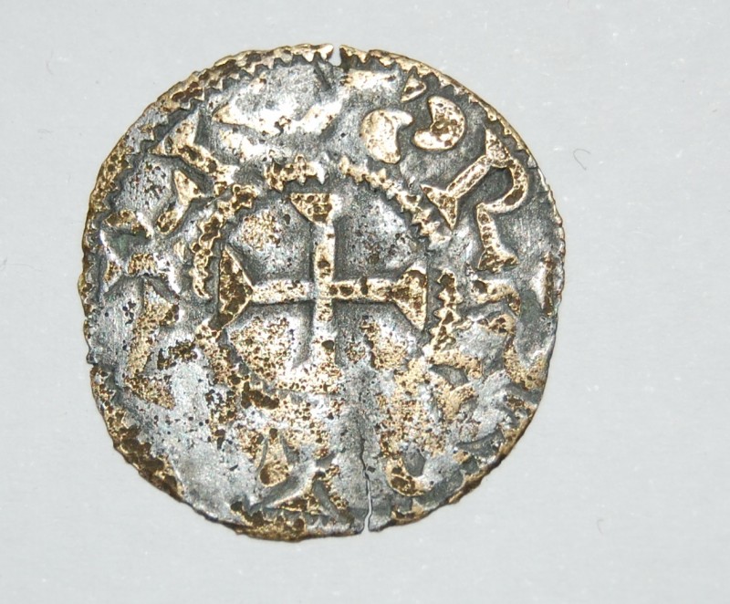Silver-Plated-Denarius-From-Charles-The-Simple