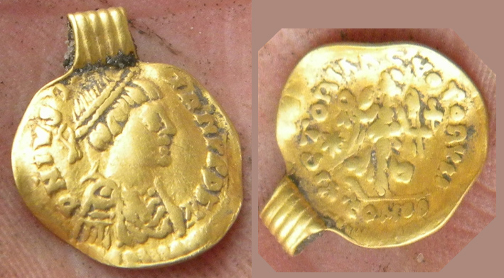 Ostrogoths,-Athalaric,-526---534-Ad,-Tremissis-In-The-Name-Of-Justinian-I,