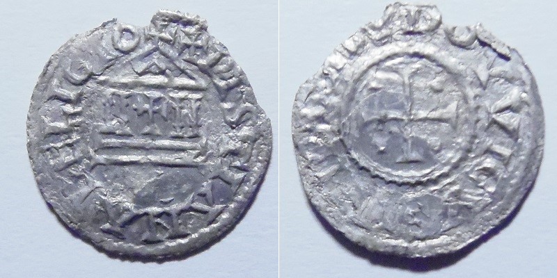 Denarius-From-Louis-The-Pious,-Fresh-From-The-Field!