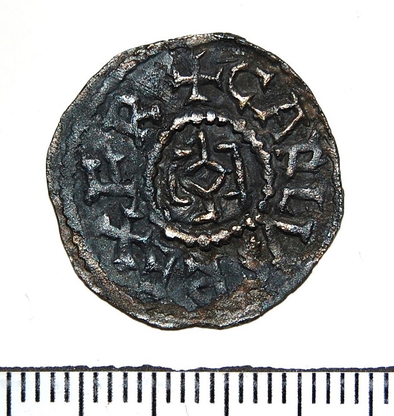 Silver-Denarius-From-Charlemagne-Et-Lang-Ac-Pat
