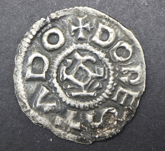 Denarius-From-Dorestado-From-Charlemagne-Partly-Uncleaned