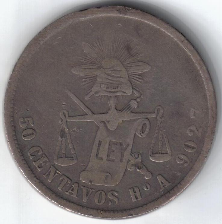 How-Would-You-Grade-These-2-19th-Century-Mexican-50-Centavos