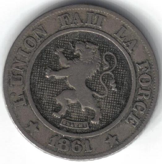 Belgian-10-Centimes-Of-1861