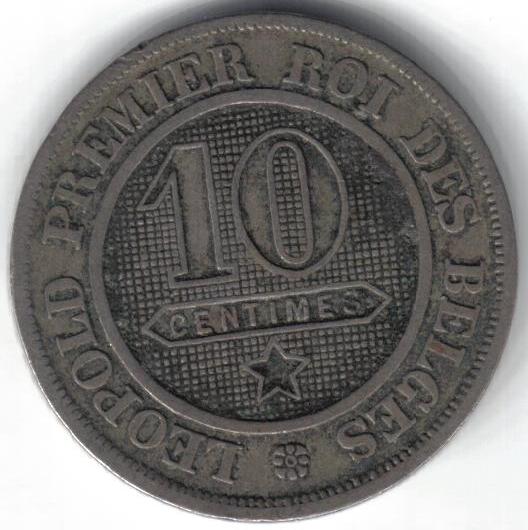 Belgian-10-Centimes-Of-1861