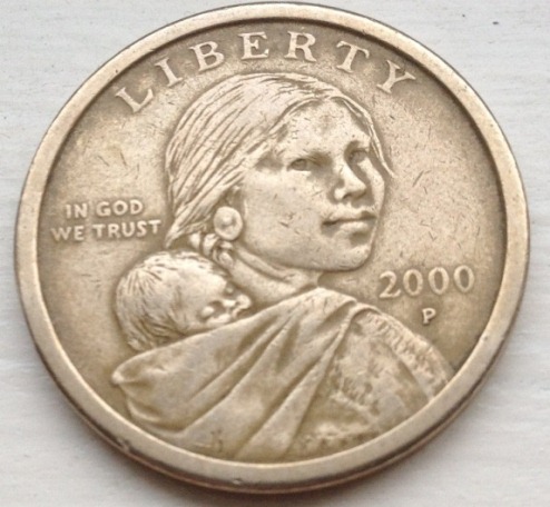 For-Laughs:-A-Worn-2000-Sacagawea-Dollar