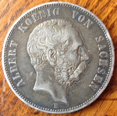 Germany-Saxony-5-Mark-Coin--How-Would-You-Grade-It?