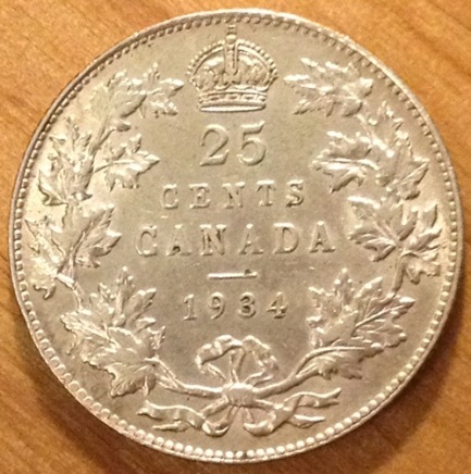 1934-Canadian-25-Cents