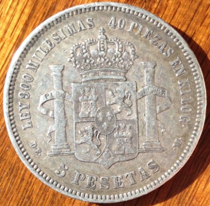 How-Would-You-Grade-This-1876-Spanish-5-Pesetas?