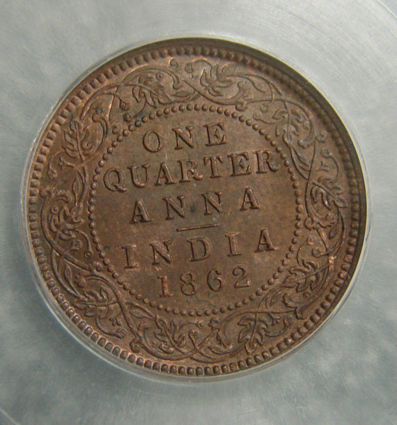 How-Would-You-Grade-This-1862-British-Indian-1/4-Anna?