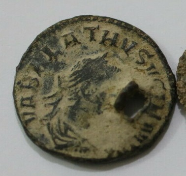 Holed-Double-Headed-Roman-Bronze