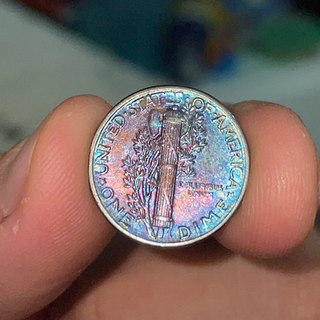 1944-Mercury-Dime-Artificially-Toned?