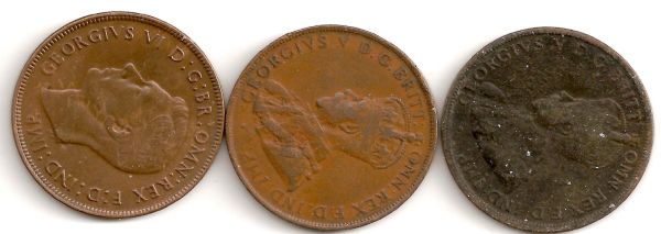 3-Pre-Decimal-Pennies-From-The-Junk-Box