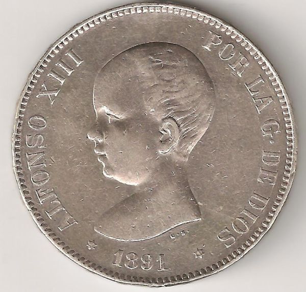1891-5-Pesetas
