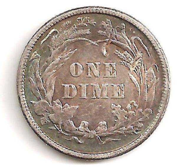 Gouged-1899-Barber-Dime