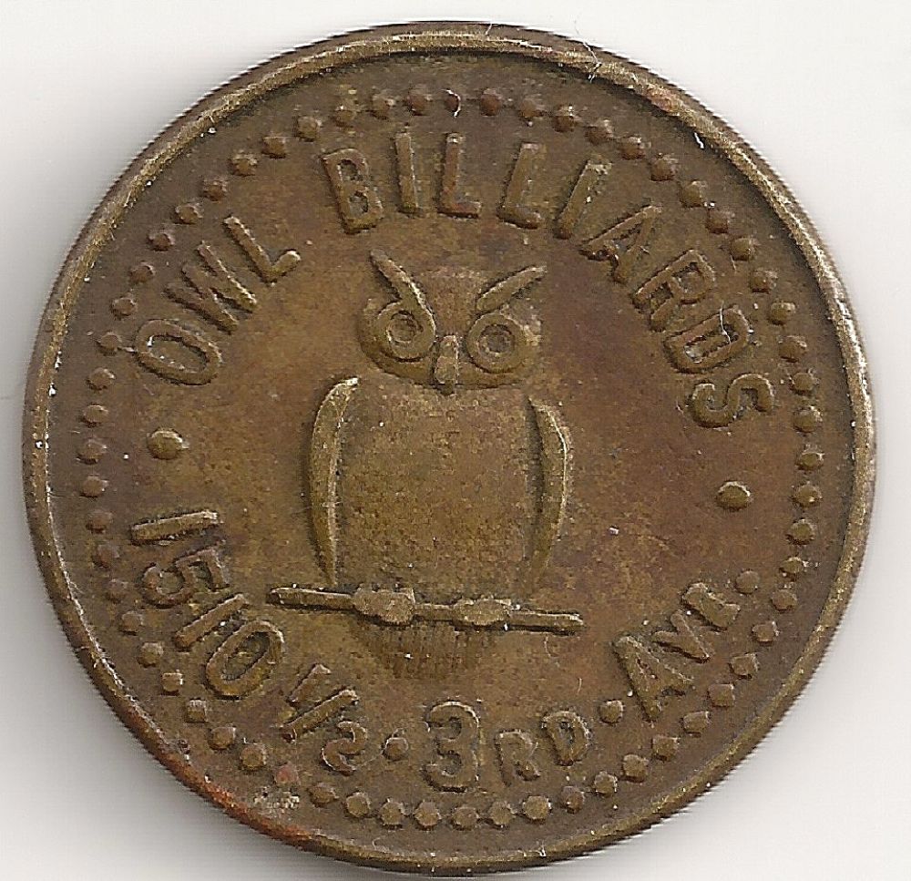 Seattle-Billiards-Token