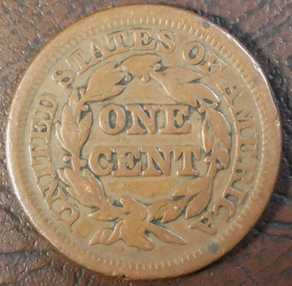 1847-Large-Cent,-With-No-1