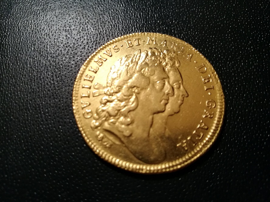 1694-William-And-Mary-Gold-Two-Guineas-Value/Ideas