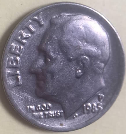 1985---P-Doubled-Die-Dime