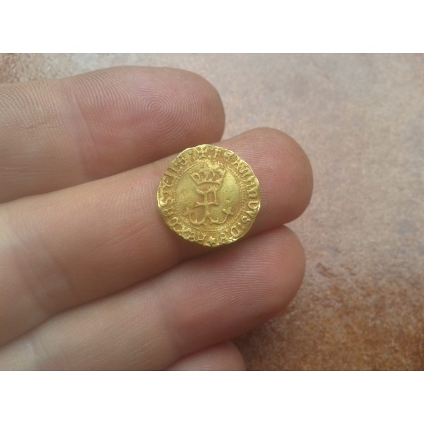 Fake-Gold-Half-Excelente-Of-Ferdinand-And-Elizabeth-Of-Spain