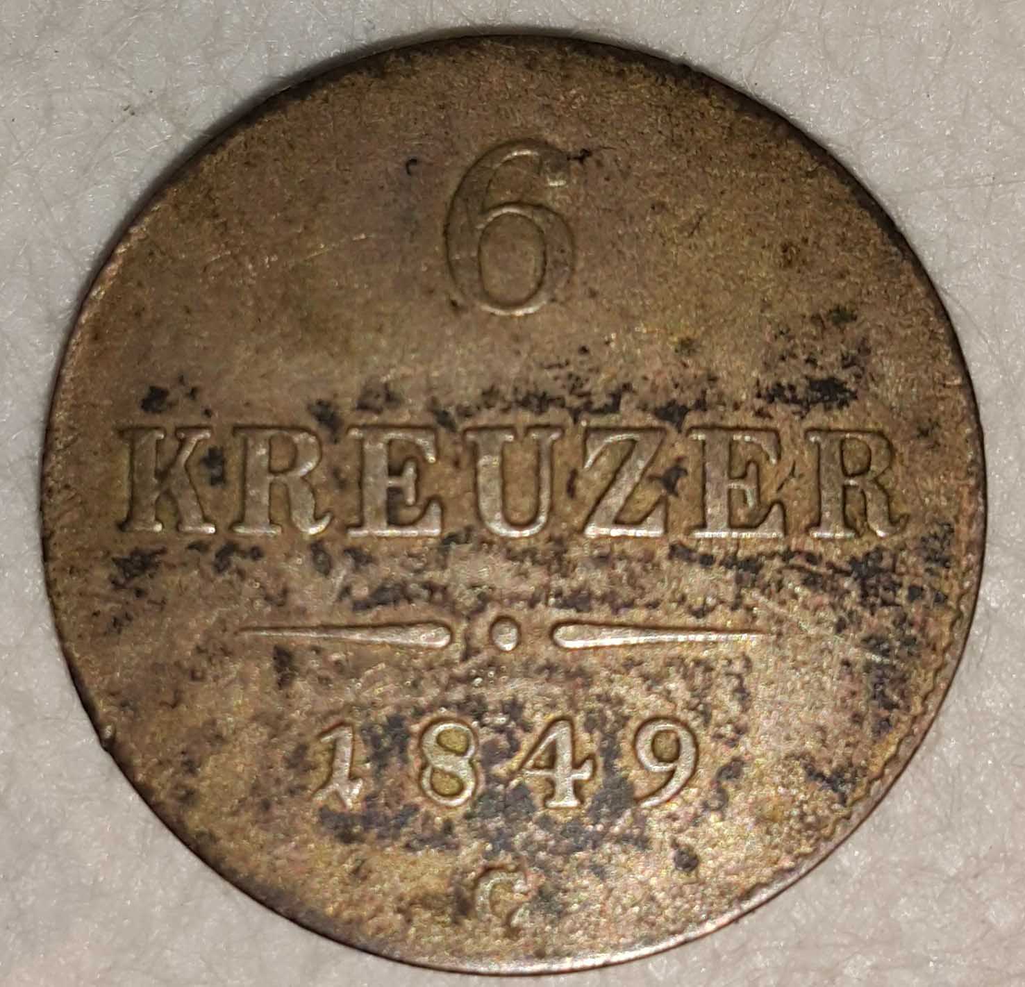 Queen-Elizabeth-II-1985-And-6-Kreuzer-1849