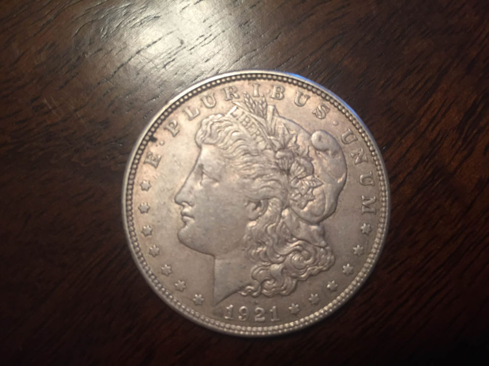 1921---D-Morgan-Silver-Dollar