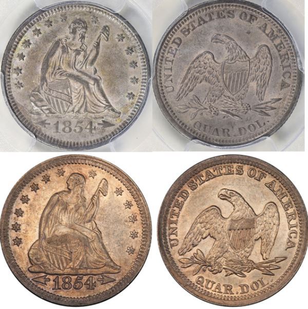 1854-Seated-Liberty-Quarter-You-Vs-PCGS-Grade-Posted