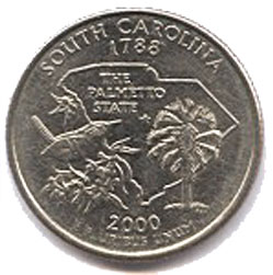 2000-D-South-Carolina-Quarter-Missing-OBV-Clad