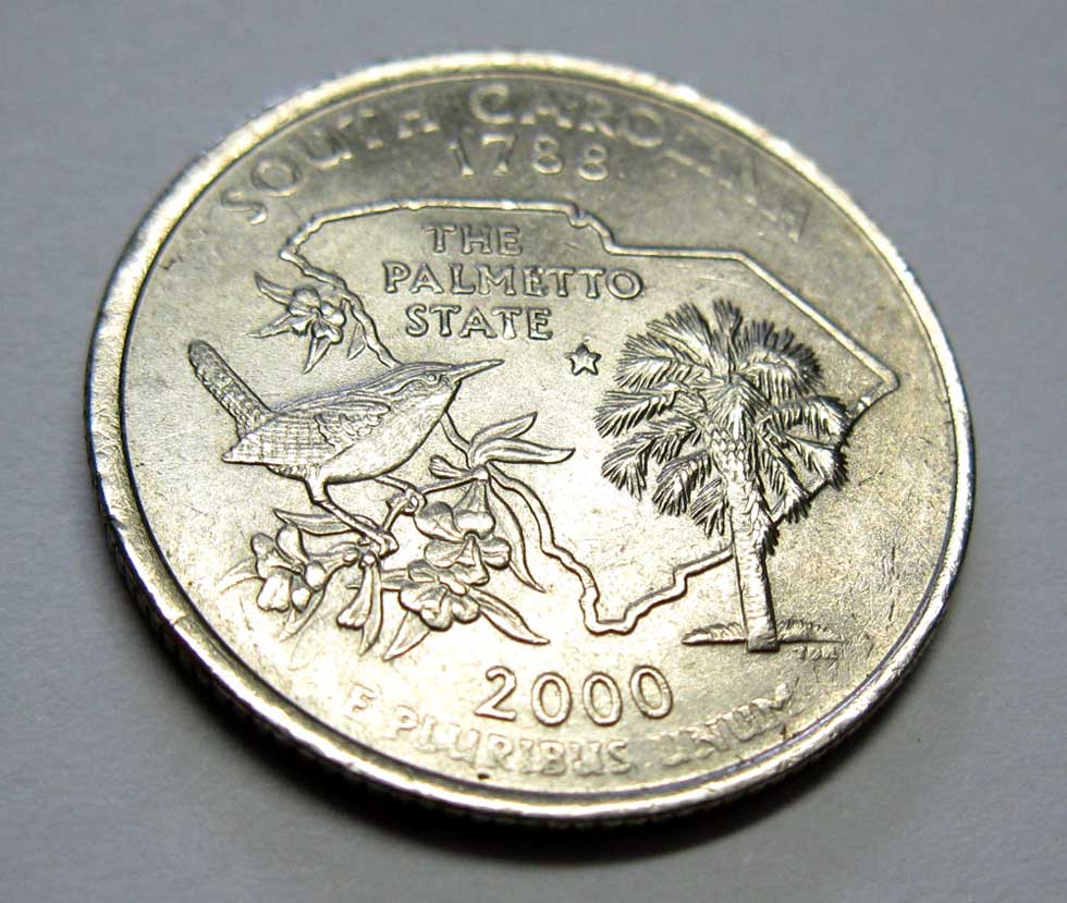 2000-D-South-Carolina-Quarter-Missing-OBV-Clad