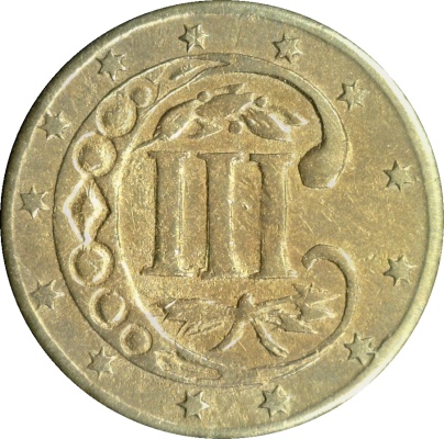 1861-3-Cent-Silver---Shattered-Die-Or-Counterfeit?