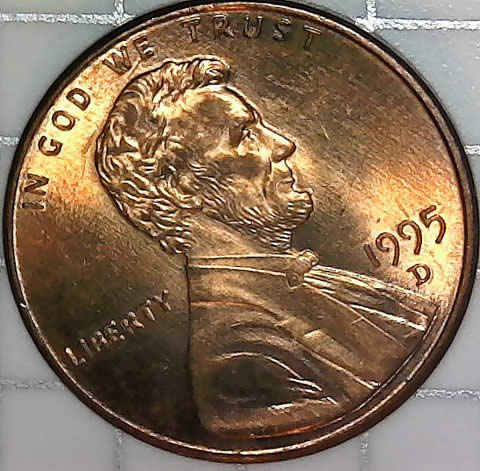 Spike-Head-1995-Lincoln-Penny-With-Reverse-Errors