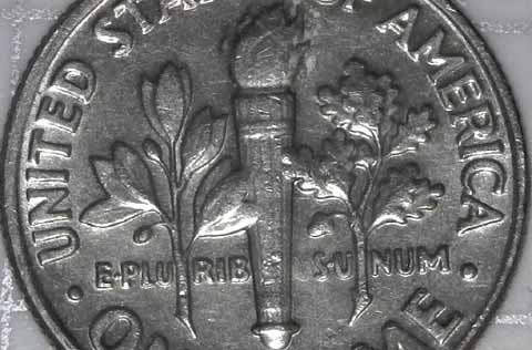 1991-D-Roosevelt-Dime-Missing-Letter-On-The-Reverse