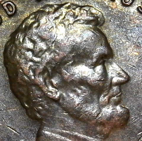 Few-Of-LMC-Penny-Got-Damaged-On-Lincoln-Head-From-My-Collection.