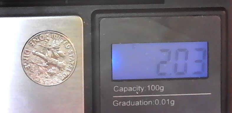 2015-Dime-Roosevelt-Weigh-Only-2.03-And-Cooper-Color-On-The-Rim.-Helps-ID