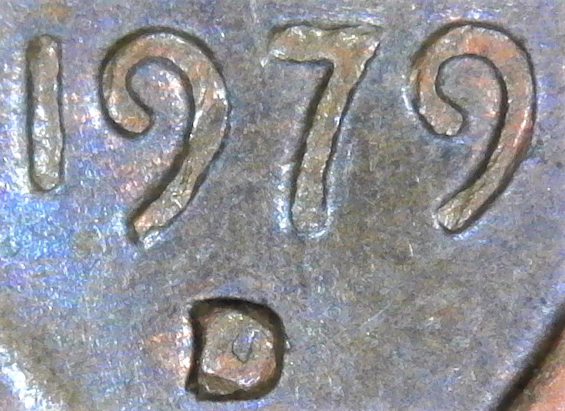 1979-D-LMC-Beautiful-Example-Of-Broken-Punch-Mint-Mark--Fake-RPM