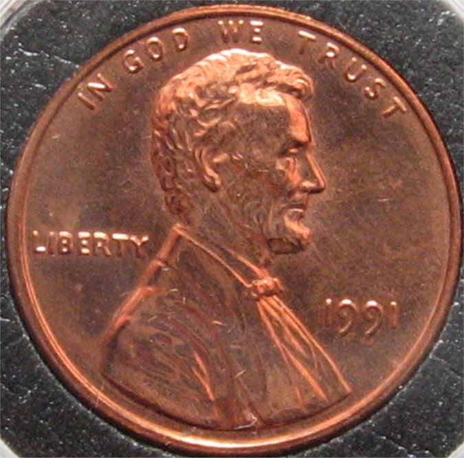 1991-Lincoln-Cent-Please-Grade