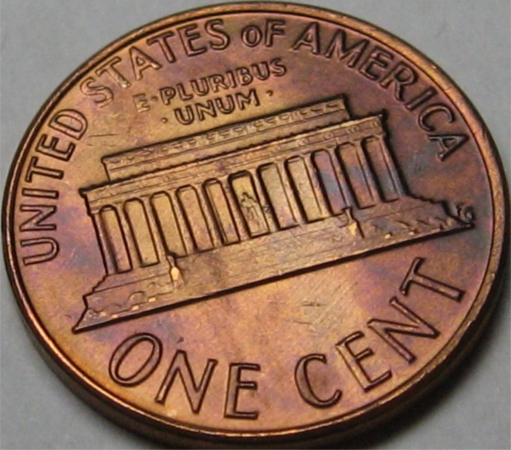 1976-Lincoln-Cent---Light-Purple-Toning