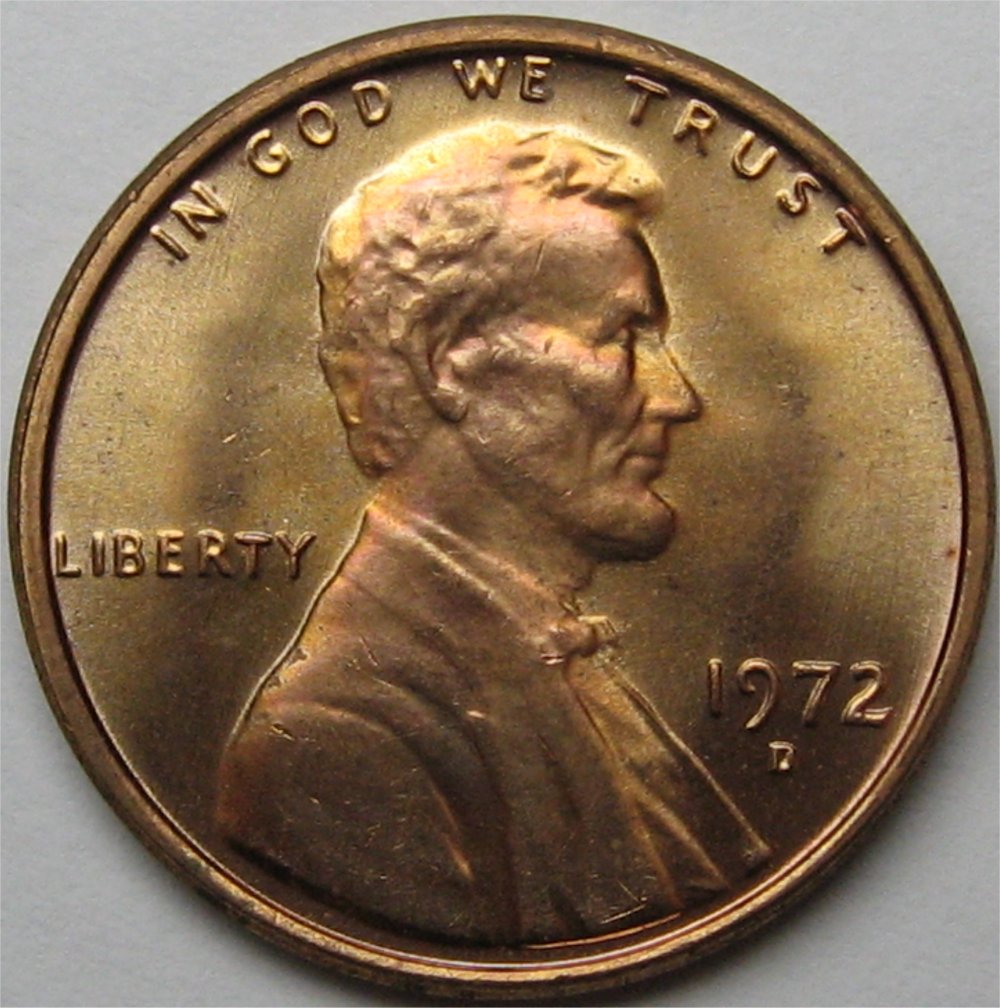 1972-D-Lincoln-Cent-Toner-#2