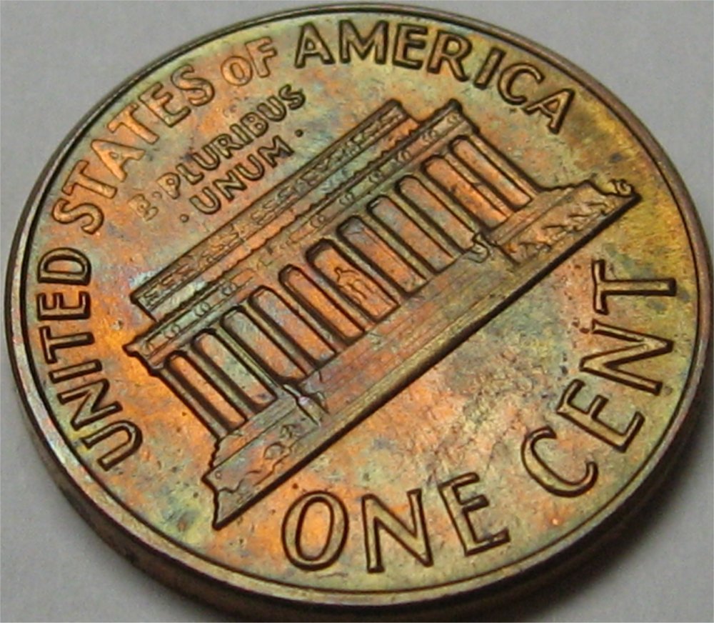 1972-D-Lincoln-Cent-Toner-#3---One-Sided-Toner
